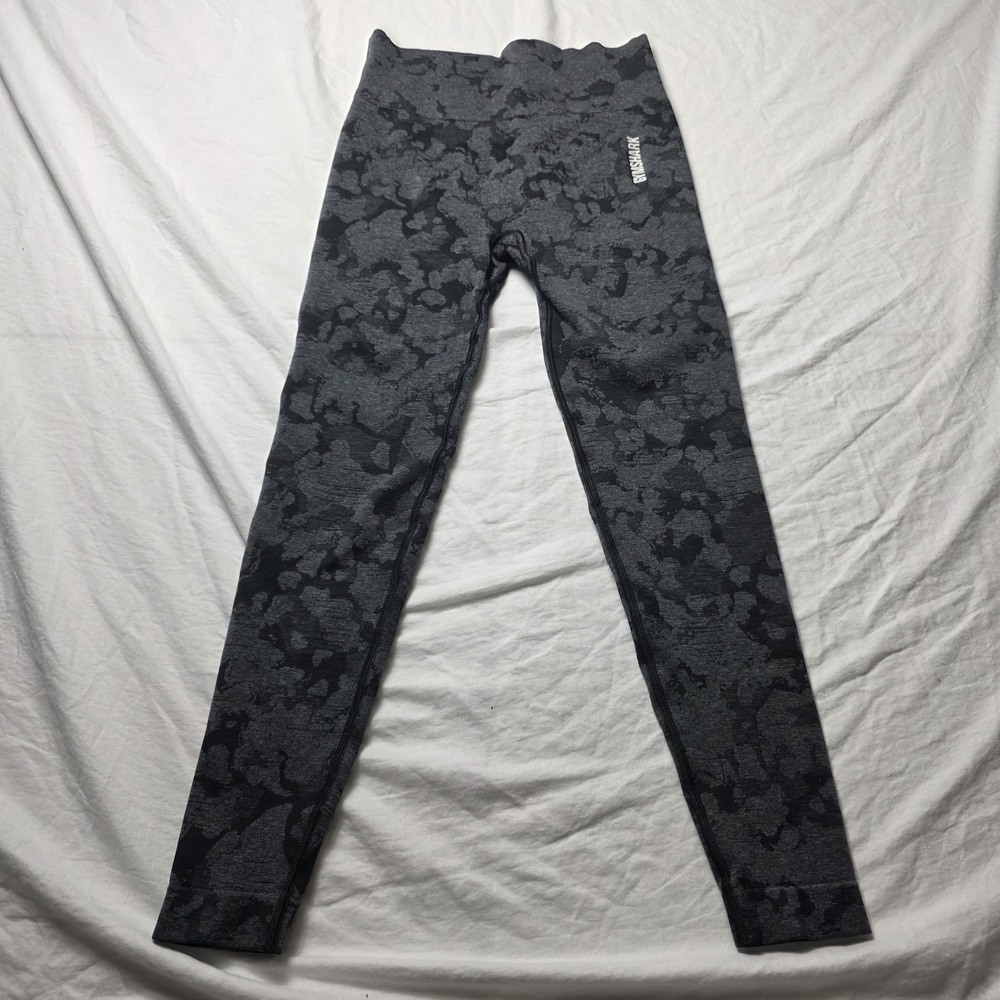 gymshark women's leggings adapt seamless cargo medium gray